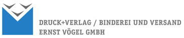 Logo Druck + Verlag / Binderei + Versand Ernst Vögel GmbH